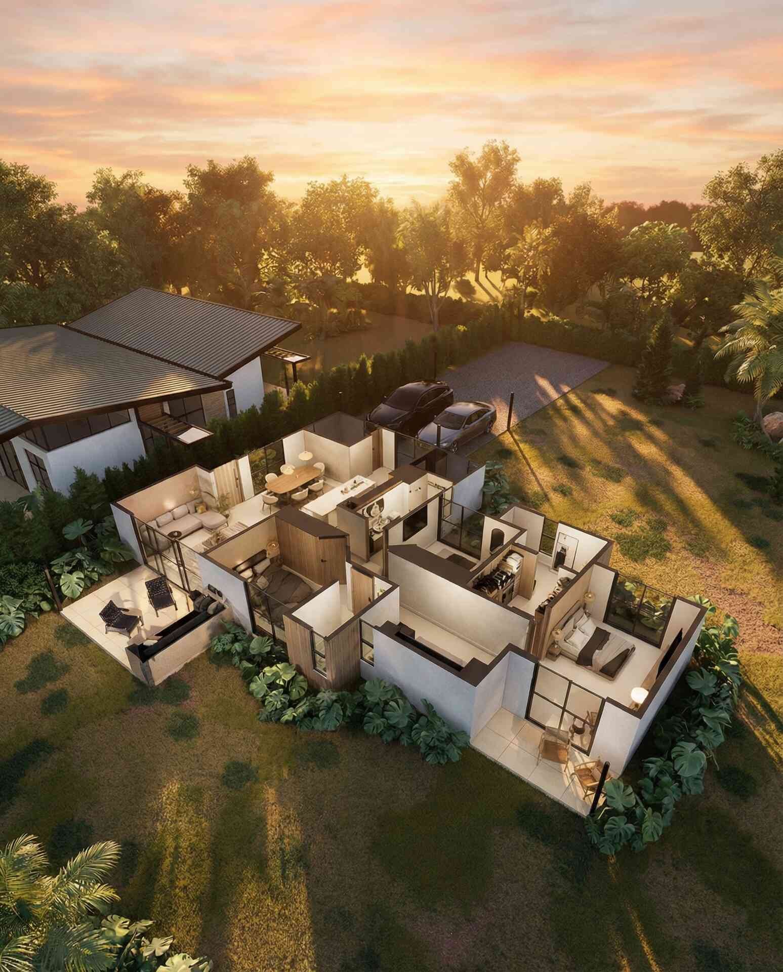 Planta arquitectónica 3D Alto de Yeguas